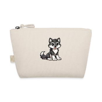 Mädchen-Wolf - Bio-Täschchen - Natur - Vorne