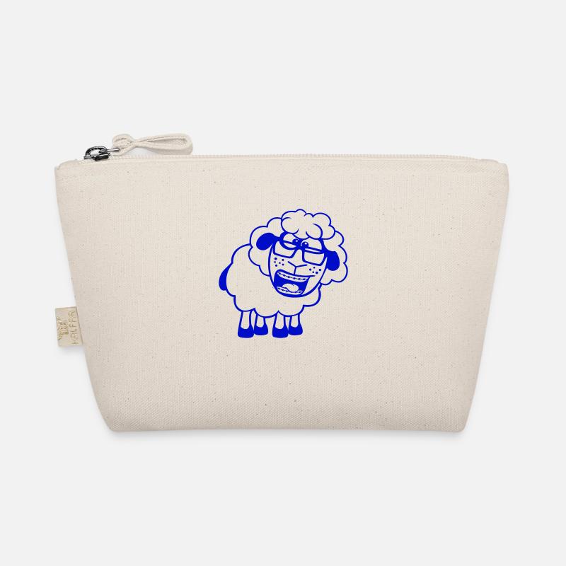 Sheep Nerd Hornglasses Glasses Clasp Geek Smart Organic Pouch