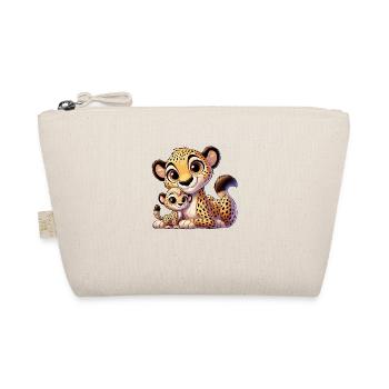 Cheetah with child - Organic Pouch - nature - Front