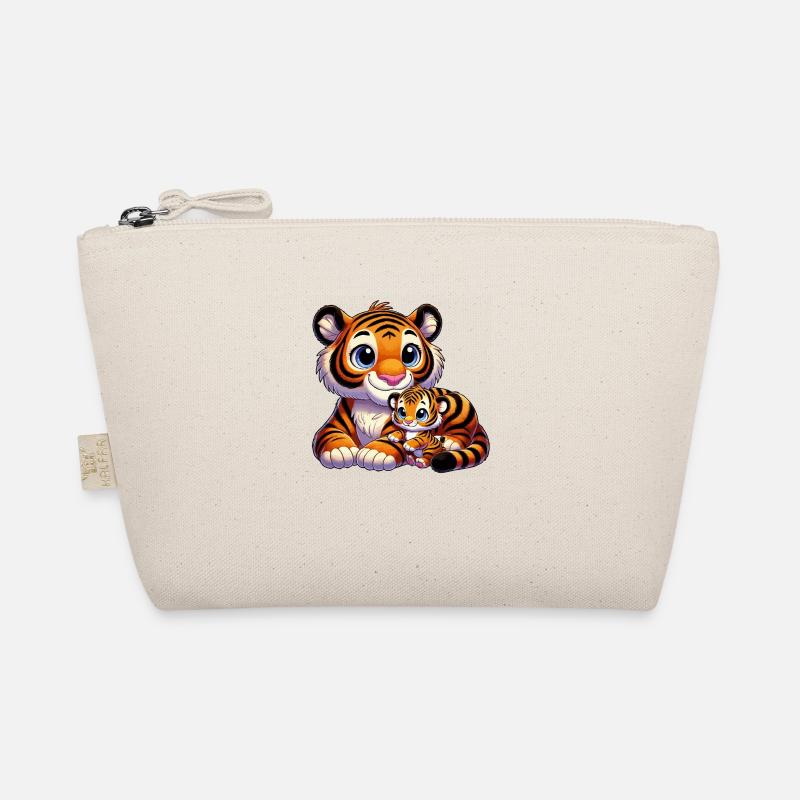 Tigermutter mit Kind Bio-Täschchen