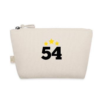 54 Years Star - 54th Anniversary Gift - Organic Pouch - nature - Front