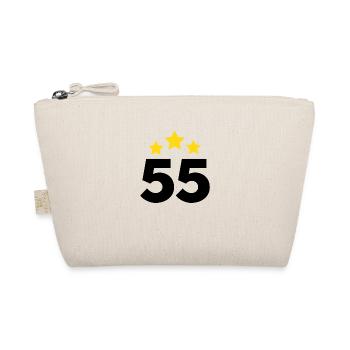 55 Years Star - 55th Anniversary Gift - Organic Pouch - nature - Front