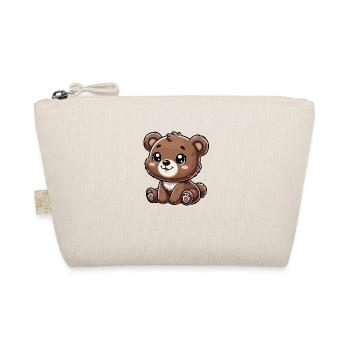 Brown bear child - Organic Pouch - nature - Front