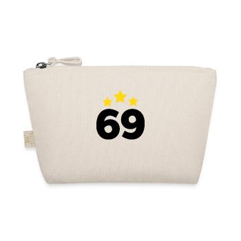 69 Years Star - 69th Anniversary Gift - Organic Pouch - nature - Front