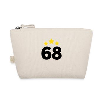 68 Years Star - 68th Anniversary Gift - Organic Pouch - nature - Front
