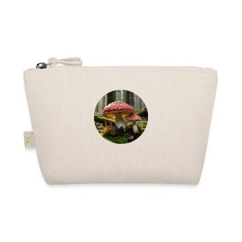 Toadstool - Amanita Muscaria in the forest - Organic Pouch - nature - Front