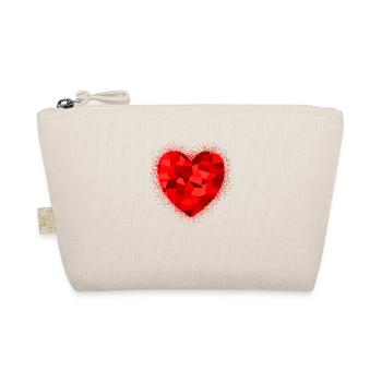 Heart - Organic Pouch - nature - Front