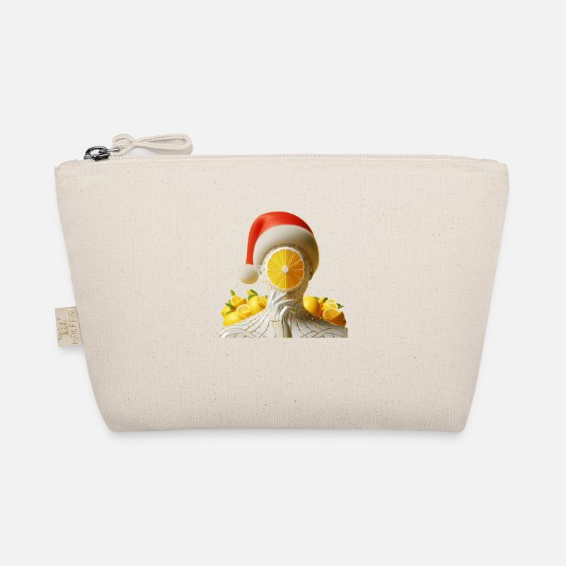 Cyber Santa Zitrone - Bio-Täschchen - Natur