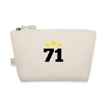 71 Years Star - 71st Anniversary Gift - Organic Pouch - nature - Front