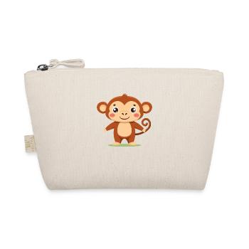 Monkey-like cool! - Organic Pouch - nature - Front