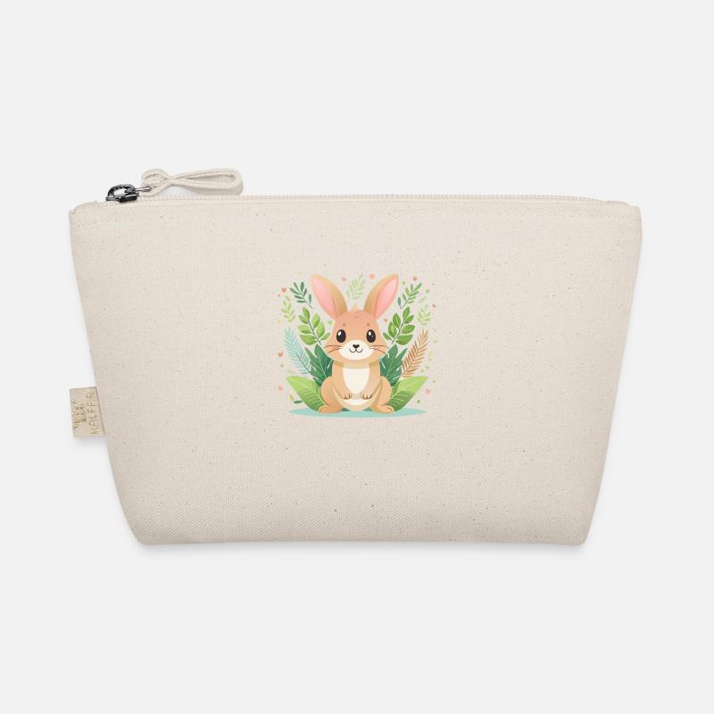 Cute bunny, great joy Organic Pouch