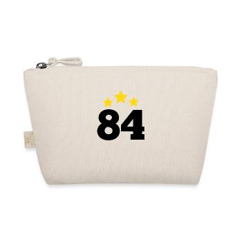 84 Years Star - 84th Anniversary Gift - Organic Pouch - nature - Front