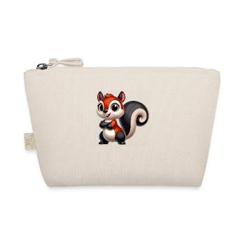 Squirrel blacktail - Organic Pouch - nature - Front