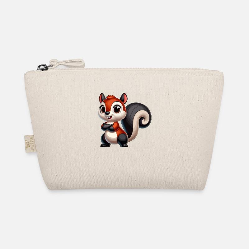 Squirrel blacktail Organic Pouch