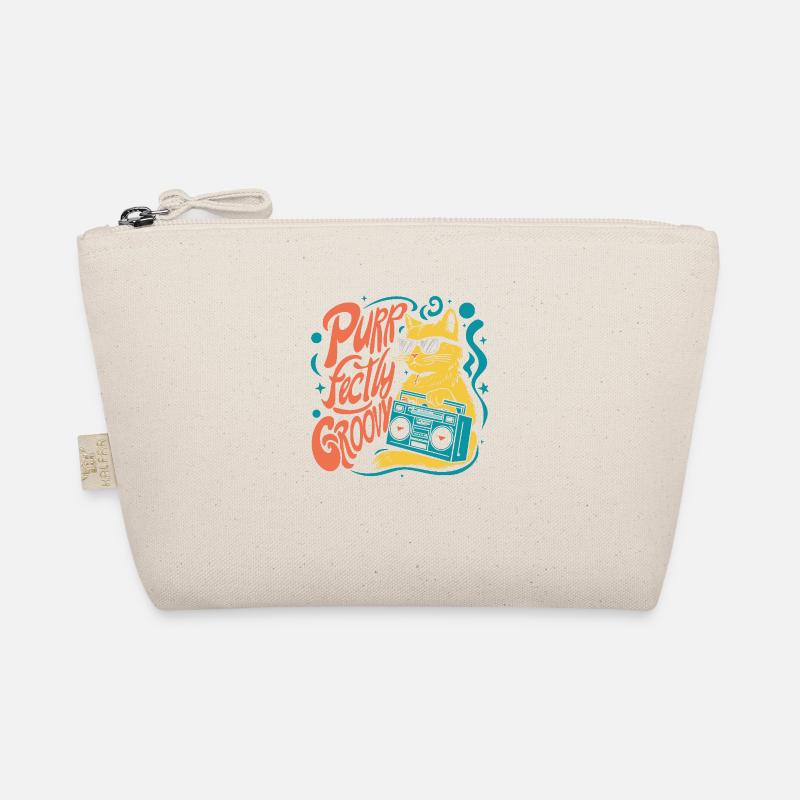Purrfectly groovy Organic Pouch