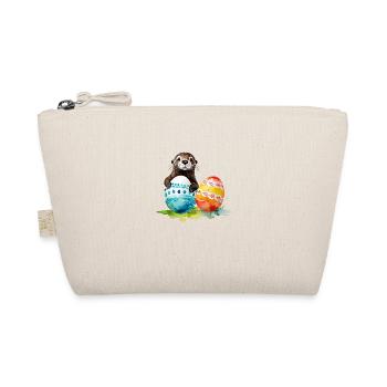 Otter Ostern Wasserfarben - Bio-Täschchen - Natur - Vorne
