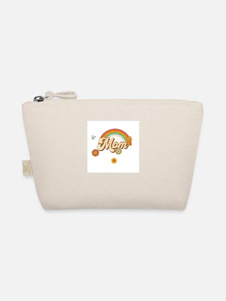 Retro Hippie Groovy Mama - Bio-Täschchen - Natur