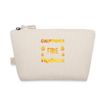 California Fire Update 2025 T-Shirt - Organic Pouch - nature - Front