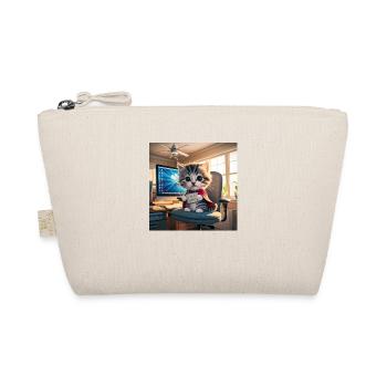 Cat Hero - Organic Pouch - nature - Front