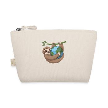 Un paresseux attentionné étreignant la Terre - Trousse biologique - nature - Devant