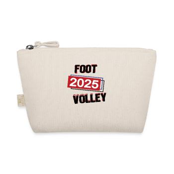 Footvolley Spielerin Team Turnier Mannschaft 2025 - Bio-Täschchen - Natur - Vorne