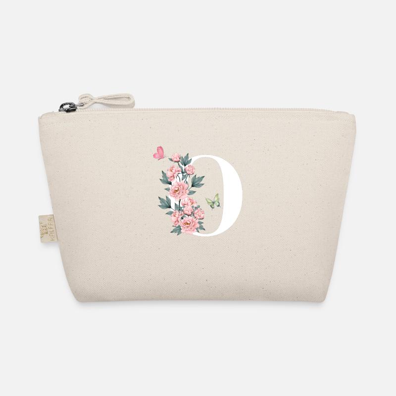 Lettre o fleurs rose Trousse biologique