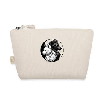 Deux loups dans un cercle Motif loup - Trousse biologique - nature - Devant