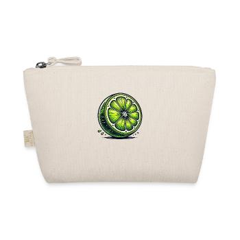 Artistic Lime – Fruity Illustration - Organic Pouch - nature - Front