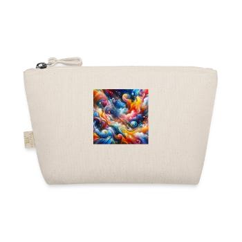 Vibrant Abstract Art - Organic Pouch - nature - Front