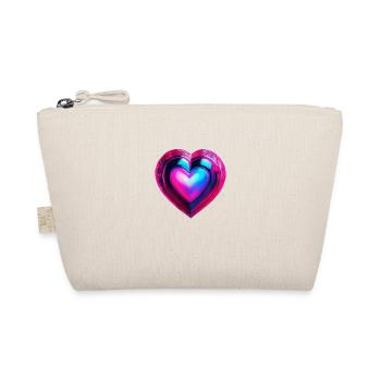 Heart for art lovers - Organic Pouch - nature - Front