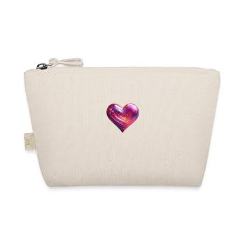 Heart for art lovers - Organic Pouch - nature - Front