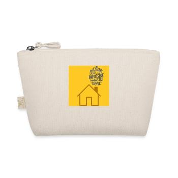 "It Always Seems Impossible Motivational Quote" - Organic Pouch - nature - Front