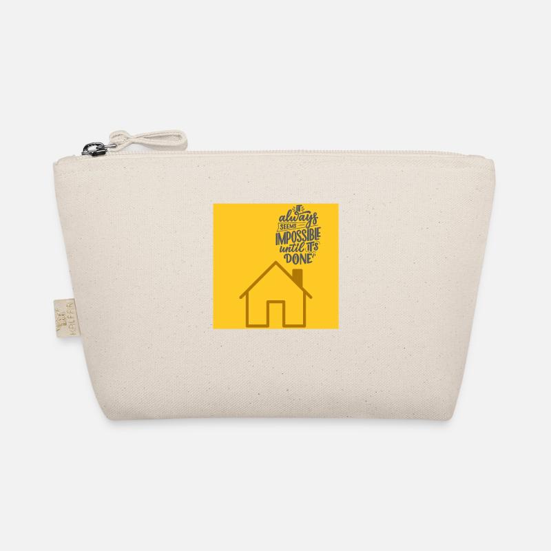 "It Always Seems Impossible Motivational Quote" Organic Pouch