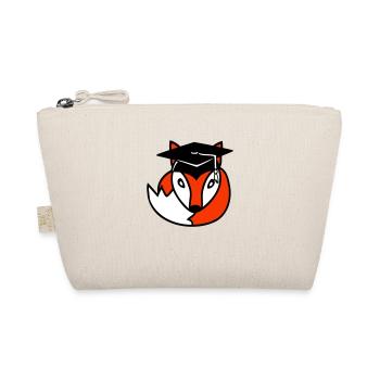 Fox High School Graduation Graduation Certificates College Hat - Organic Pouch - nature - Front