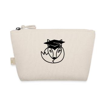 Fox High School Graduation Graduation Certificates College Hat - Organic Pouch - nature - Front