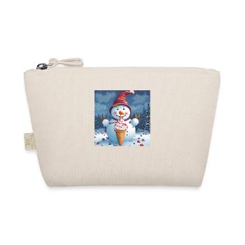 Snowman with icecream - Trousse biologique - nature - Devant