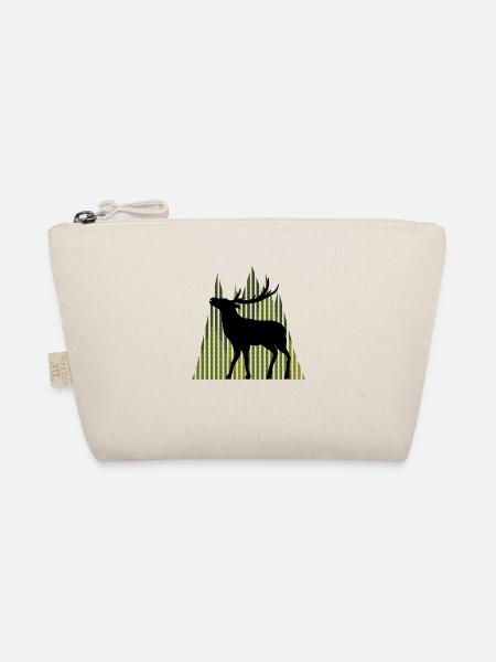 Hirsch - Bio-Täschchen - Natur