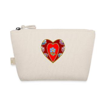 Heart - Organic Pouch - nature - Front