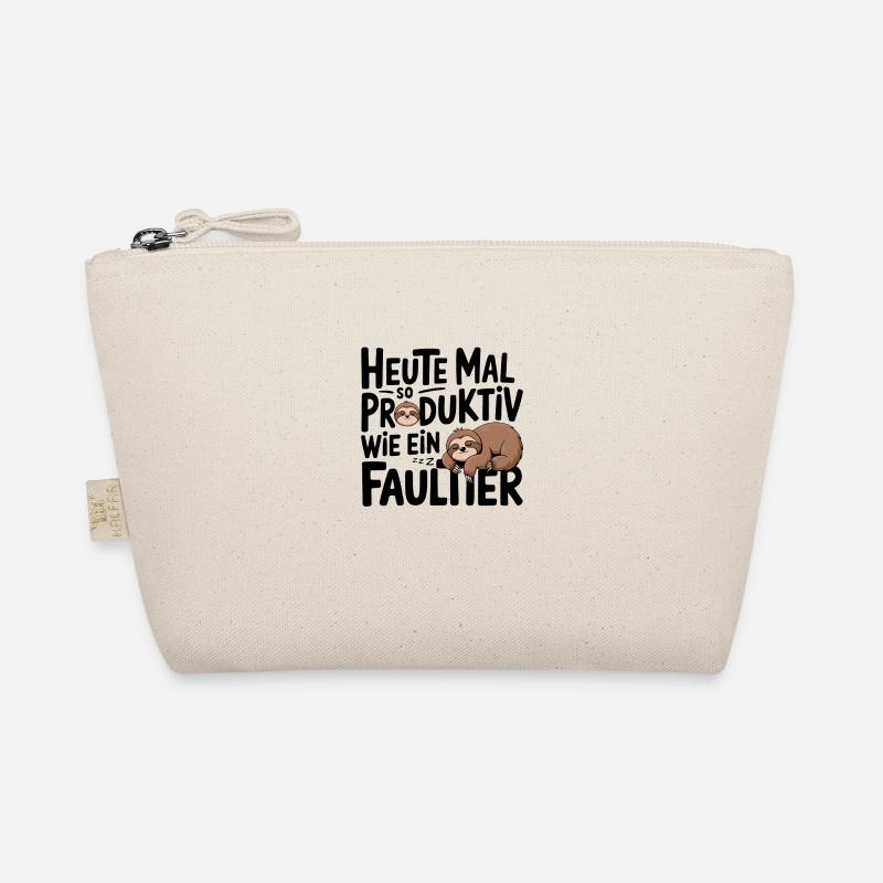 Productive sloth-style Organic Pouch