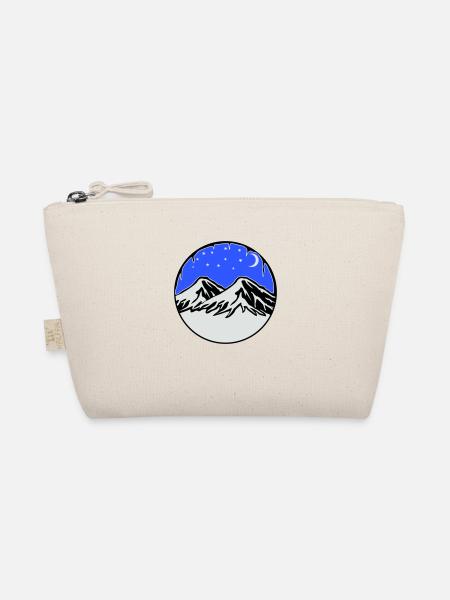 Starry sky mountains - Organic Pouch - nature - Front