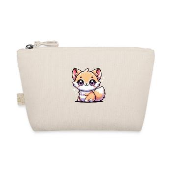 Super Cute Kawaii Baby Fox - Bio-Täschchen - Natur - Vorne