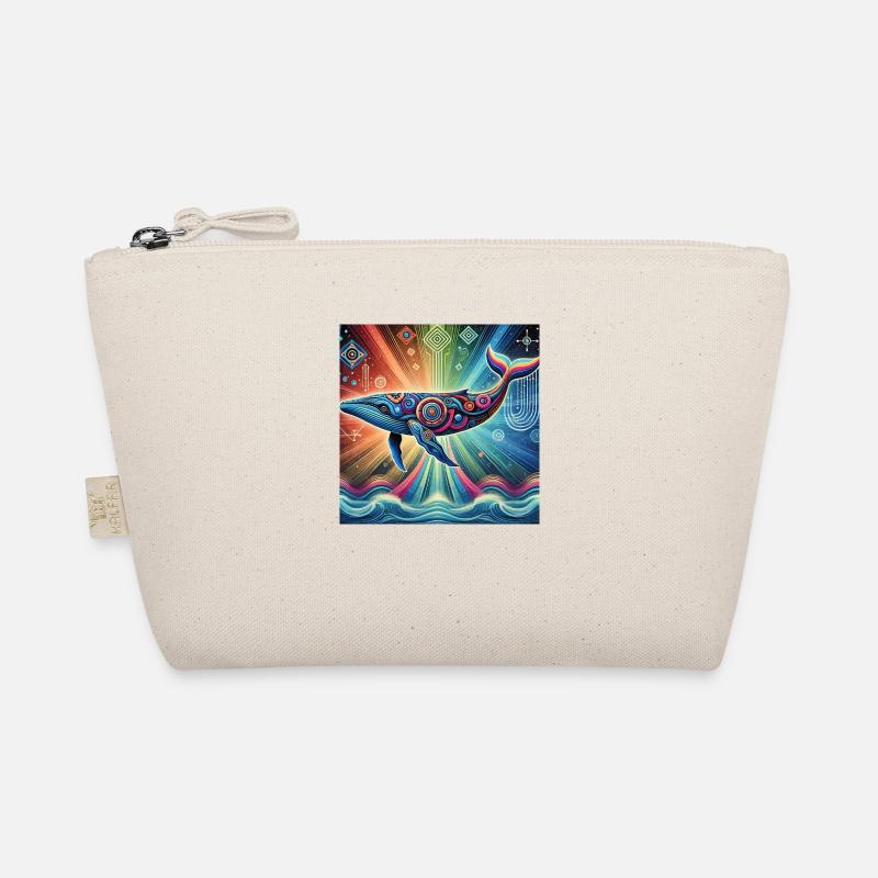 Whale power animal Organic Pouch