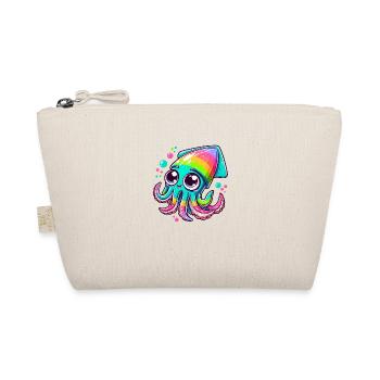 Calmar coloré avec de grands yeux pour les enfants - Trousse biologique - nature - Devant