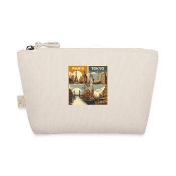 Vintage Travel Poster: A Nostalgic Journey - Organic Pouch - nature - Front
