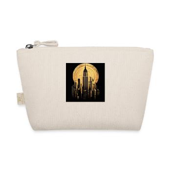 New York gold 2 - Bio-Täschchen - Natur - Vorne