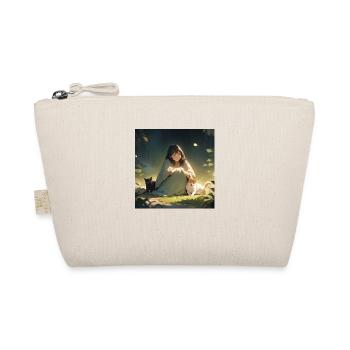 Fille avec chien et chat - Trousse biologique - nature - Devant