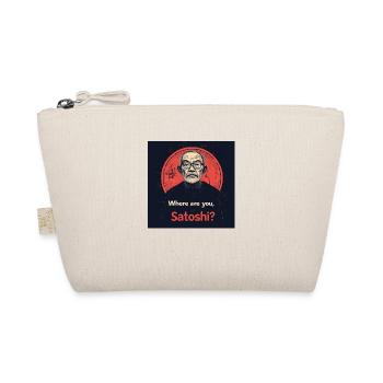 Bitcoin Satoshi Nagamoto - Organic Pouch - nature - Front