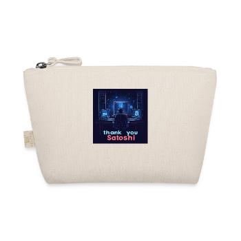 Bitcoin Satoshi - Organic Pouch - nature - Front