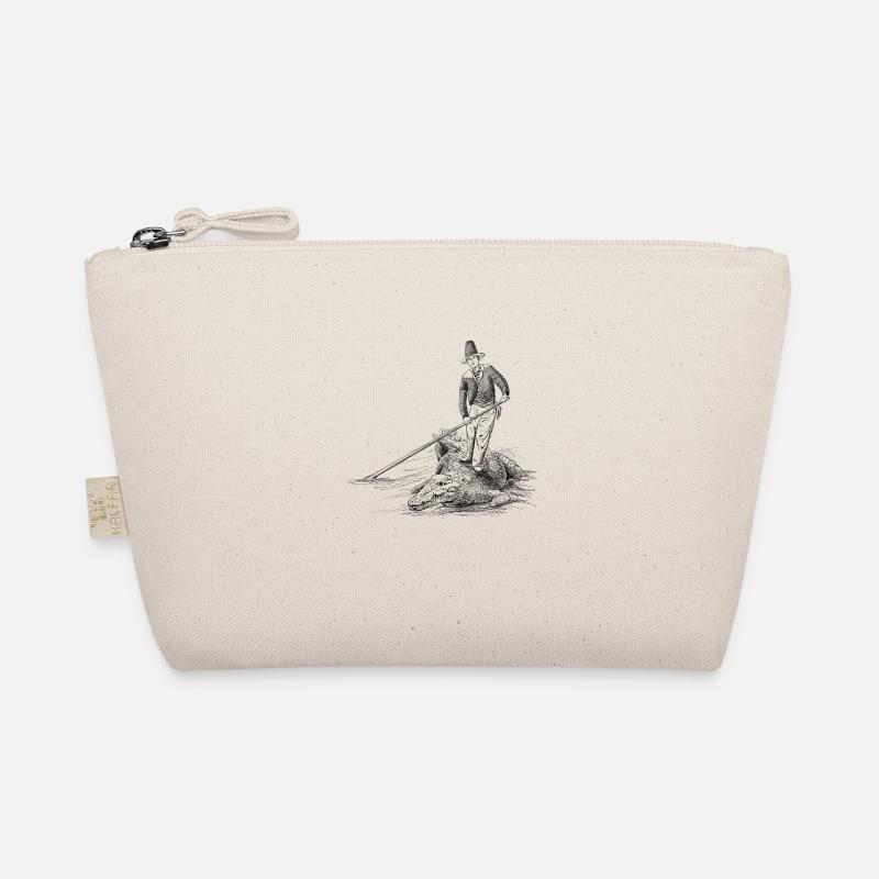 Venice Gondolier - Funny Paddleboard Crocodile Organic Pouch