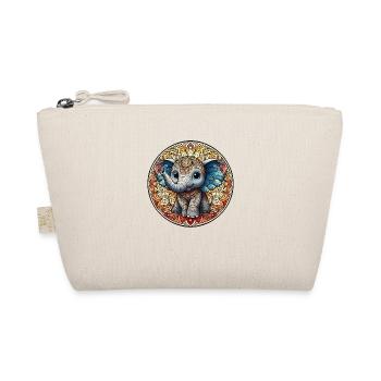 Indian mantra elephant junior - Organic Pouch - nature - Front